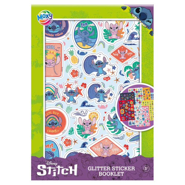 Moxy Stitch glitter stickerboek - A5
