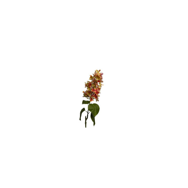 Kunstbloem hydrangea cone 75cm orange