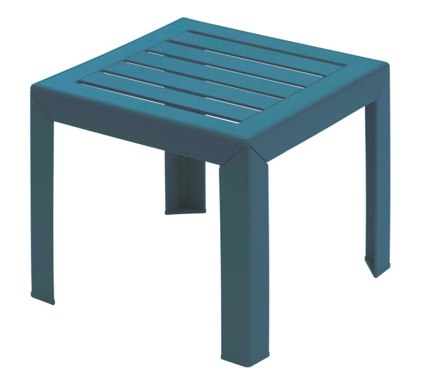 Miami bijzet tuintafel 40x40cm blauw