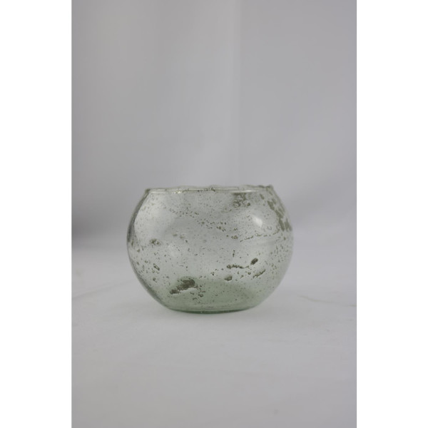 Vaas bol bubbel glas 14x14x10cm