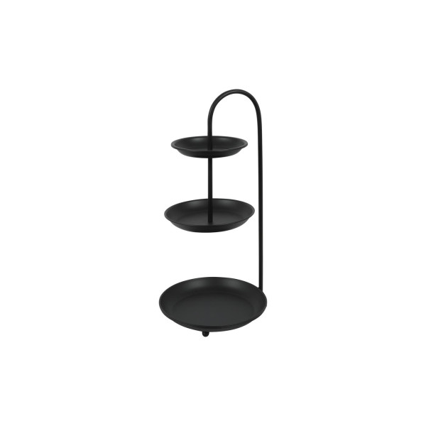 Etagere 3-laags zwart 23,5x23,5x51,5cm