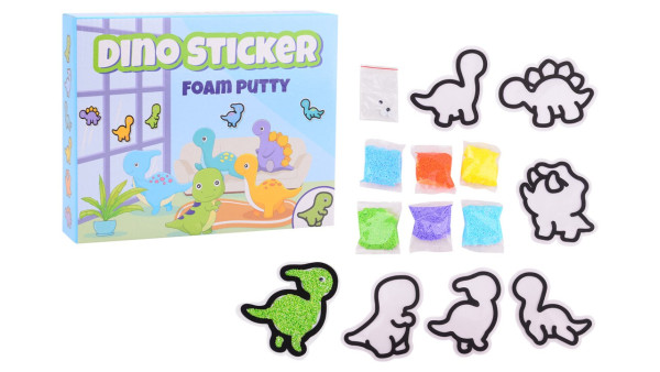 John Toy Maak je eigen dino foam sticker