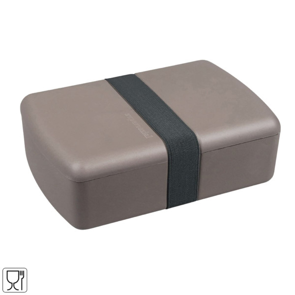 Broodtrommel Time-Out bruin 19x12,5x6cm