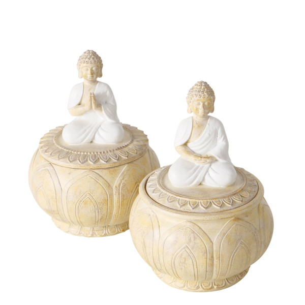 Voorraadpot Boeddah h14 2 assorti