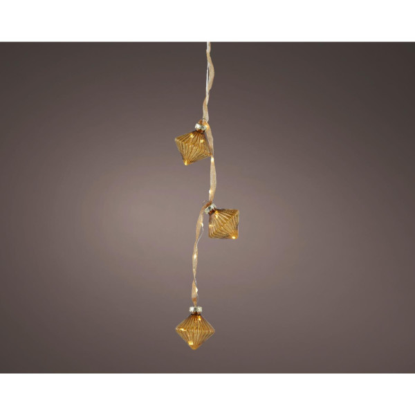 Strengverlichting kerstbal LED 5,7x28cm