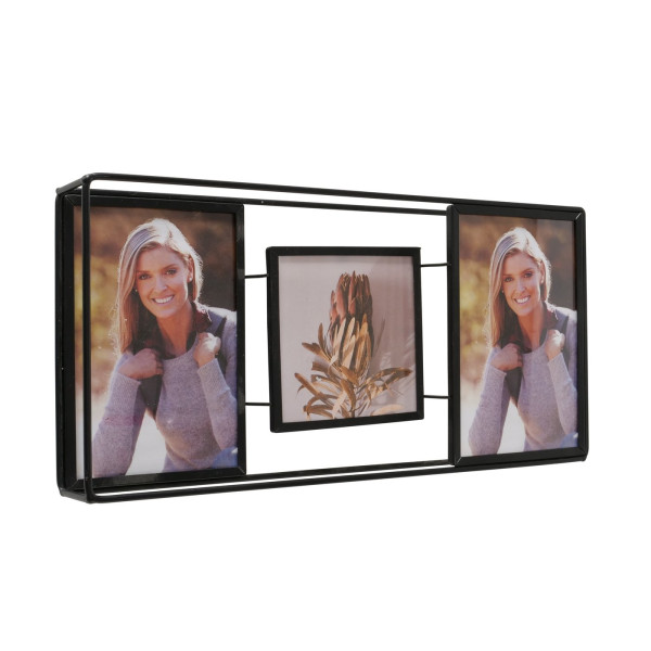 Fotolijst collage zwart H16cm