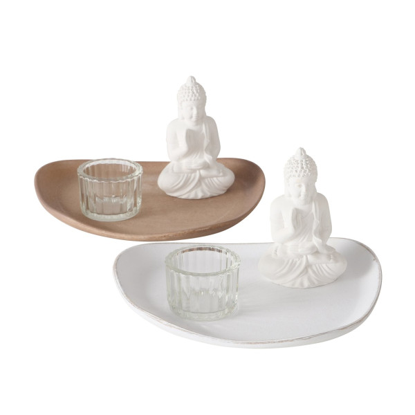 Dienblad met decoratie 2 assorti