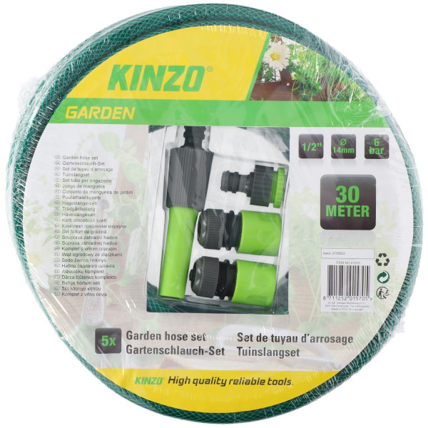 Kinzo Garden Tuinslang 30M 5-delig