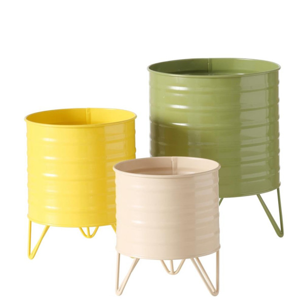 Boltze Home bloempot metaal 3-delig