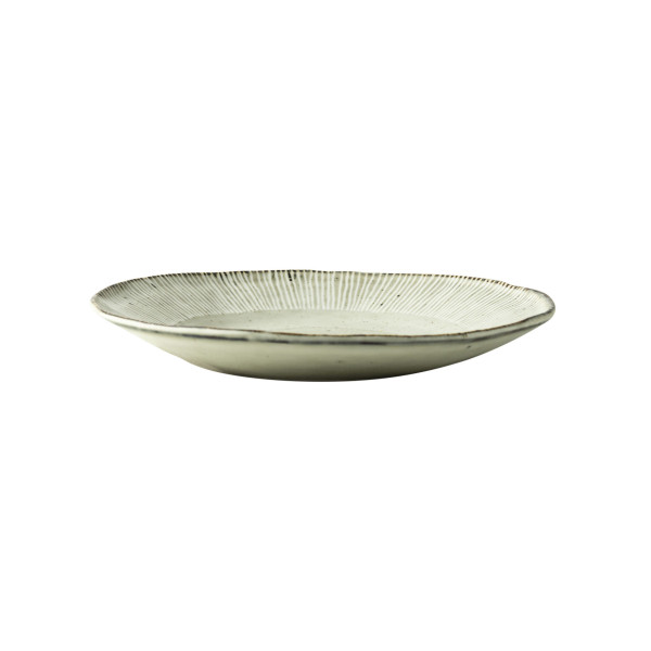Dutch Rose Organic bord 21,5cm creme 4st