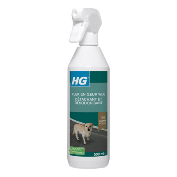 HG vlek & geur weg hond