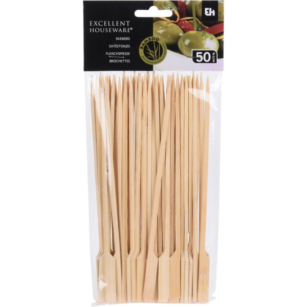 Satestokjes bamboe 50-delig 20cm