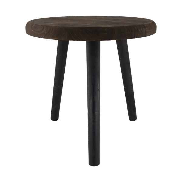 Bijzettafel paulowniahout Ø38xh38cm