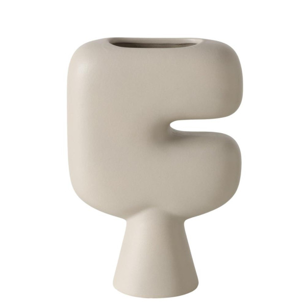 Boltze Home Vaas Pasu H22,8cm beige