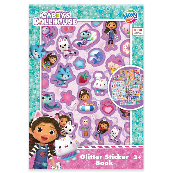 Moxy Gabby glitter stickerboek - A5