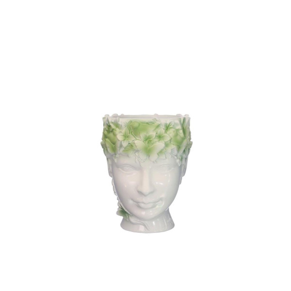 Bloempot Lady nature 14x12xH14,5cm groen