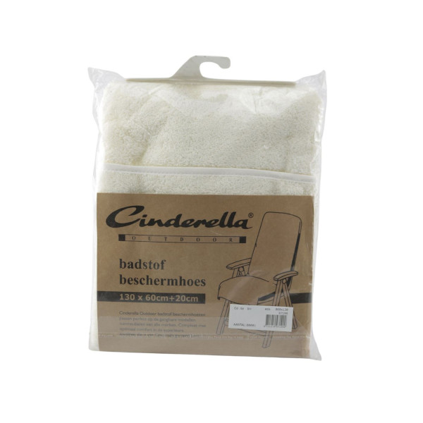 Stoelhoes badstof 60x130 ecru