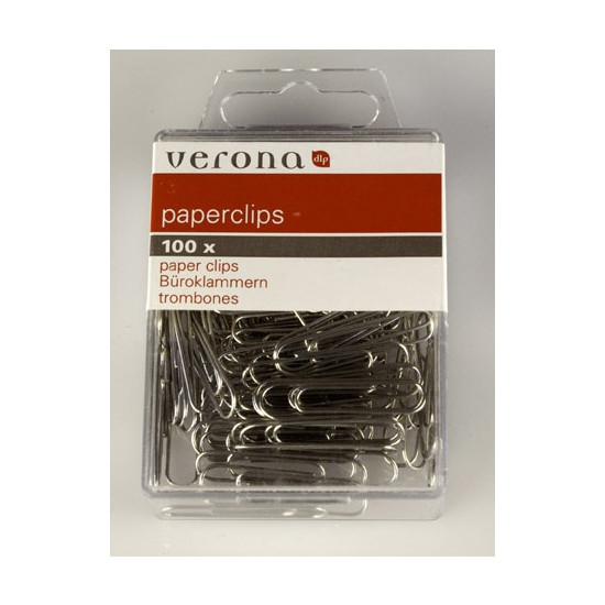 paperclips 32mm verona ds/100 10 st